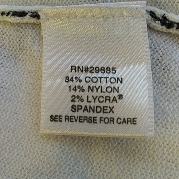 Pendleton Paisley Button Up Cardigan Sweater SMALL Black White FLAW - Picture 4 of 15